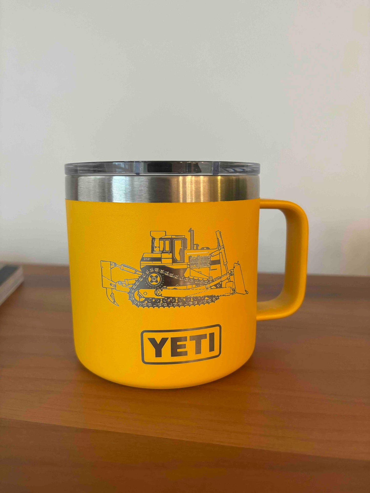 14oz Desktop Mug - Yellow