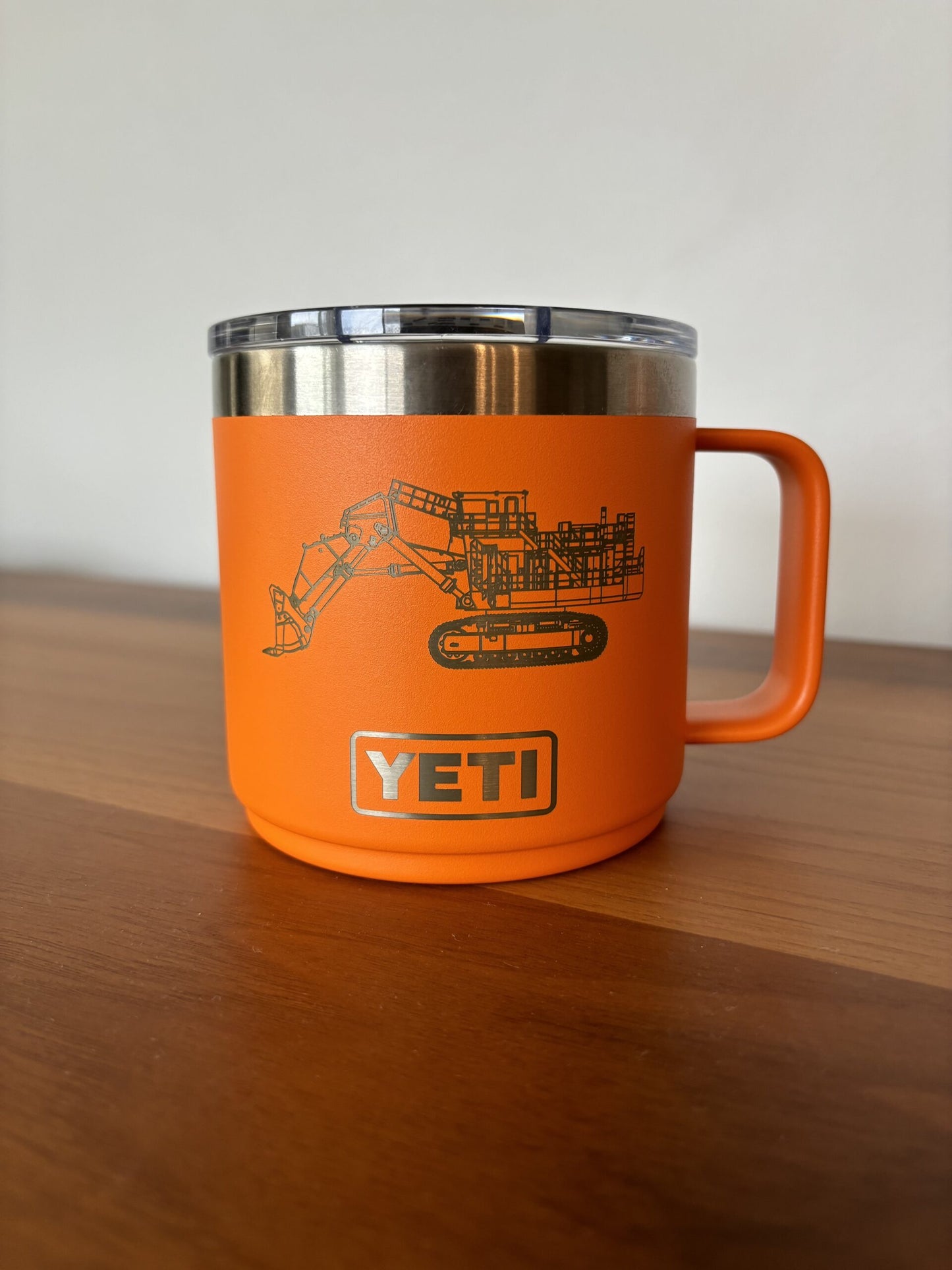 14oz Desktop Mug - Orange
