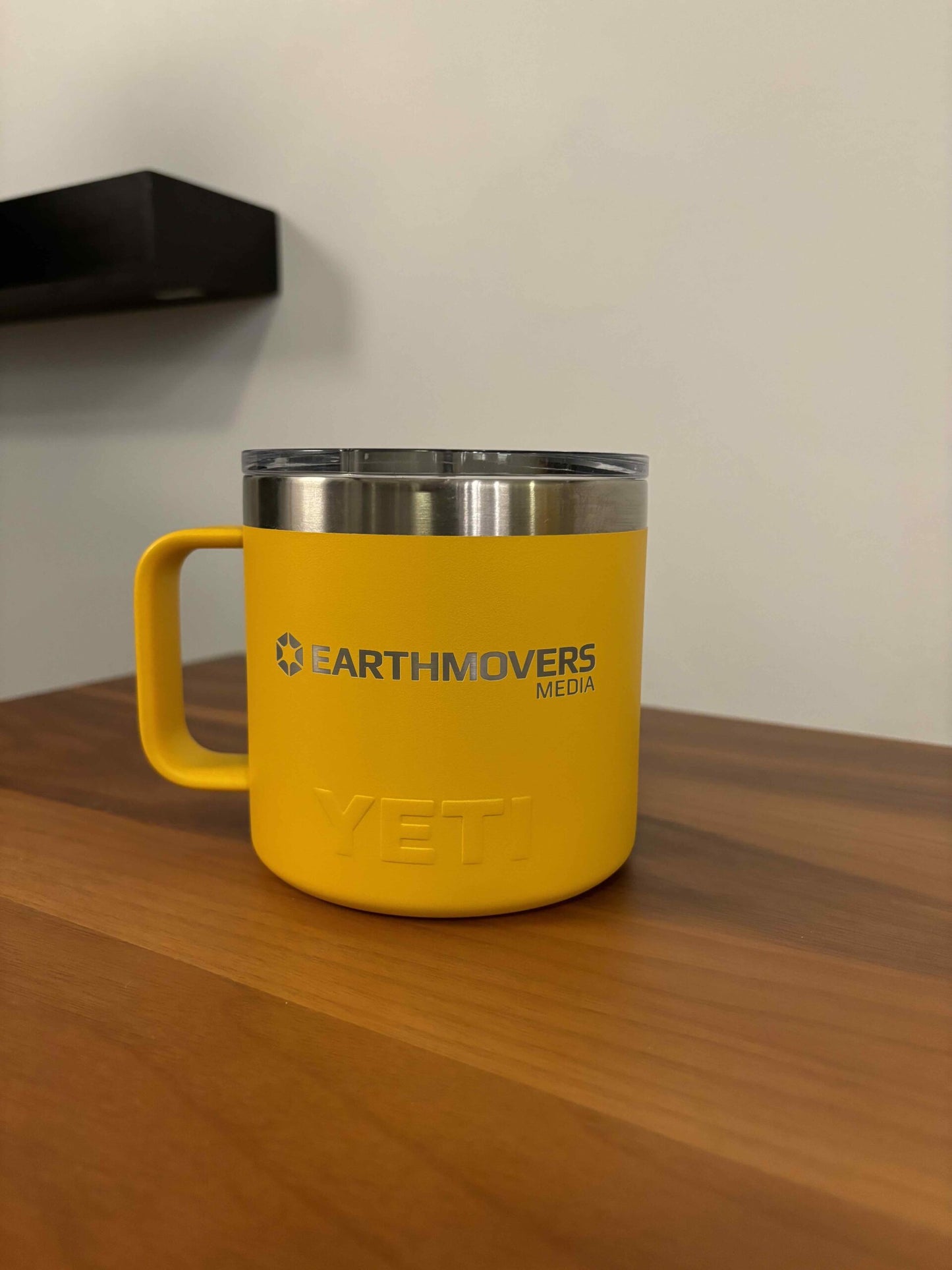 14oz Desktop Mug - Yellow