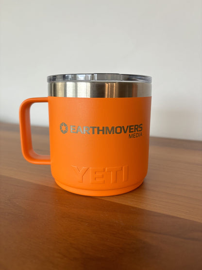 14oz Desktop Mug - Orange