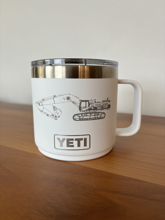 14oz Desktop Mug - White
