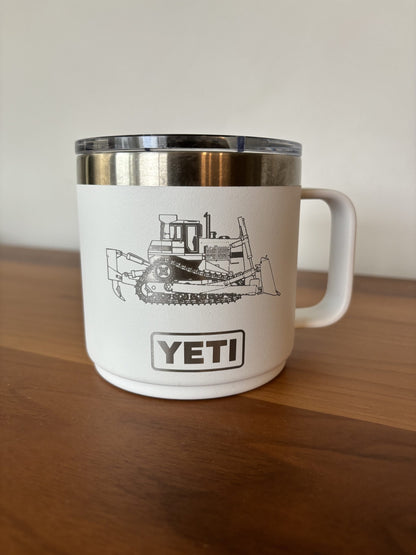 14oz Desktop Mug - White