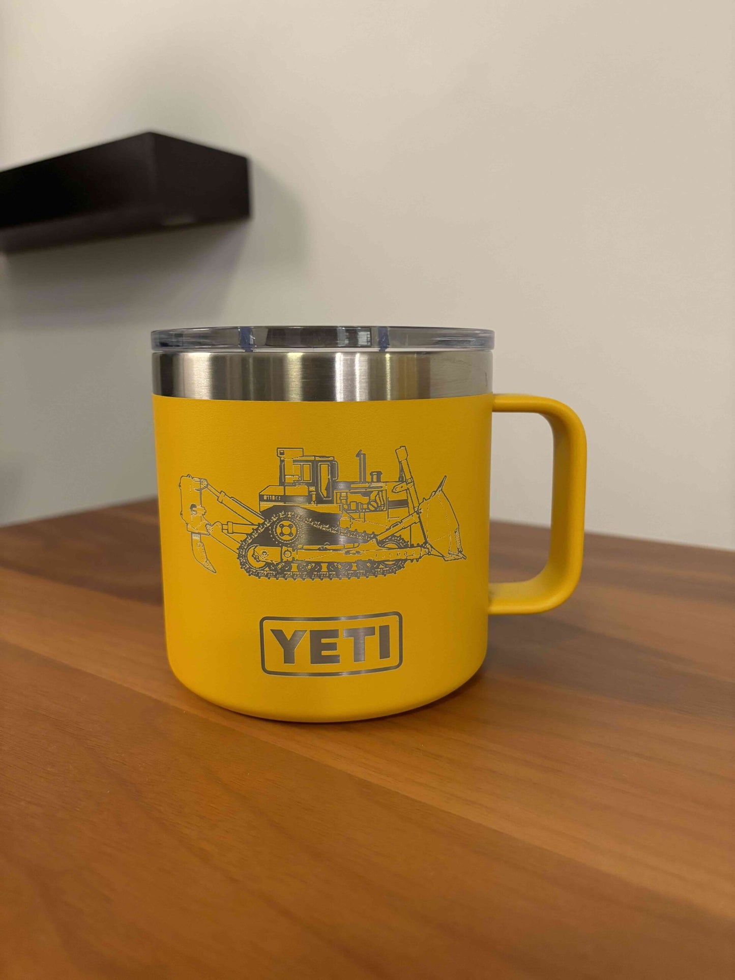 14oz Desktop Mug - Yellow